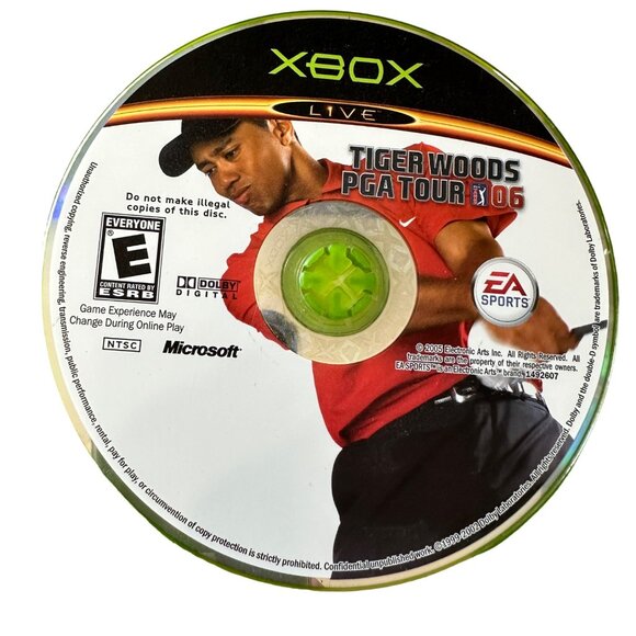 EA Sports XBOX Tiger Woods PGA Tour 06 rated E official licenses game - Picture 4 of 5
